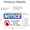 Signmission Reclaimed Water Do Not Drink Sign With Symbol, 5 in W x Rectangle, Vinyl Decal OS-2PACK-NS-D-35-L-17995 - alternate 2